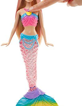 barbie dreamtopia rainbow lights mermaid doll blonde