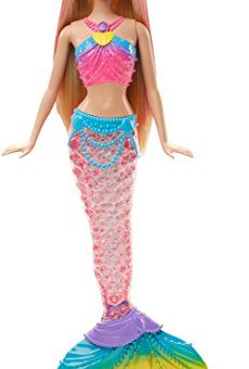 barbie rainbow lights mermaid doll