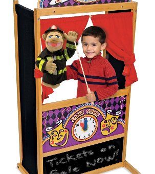 melissa and doug deluxe puppet theater